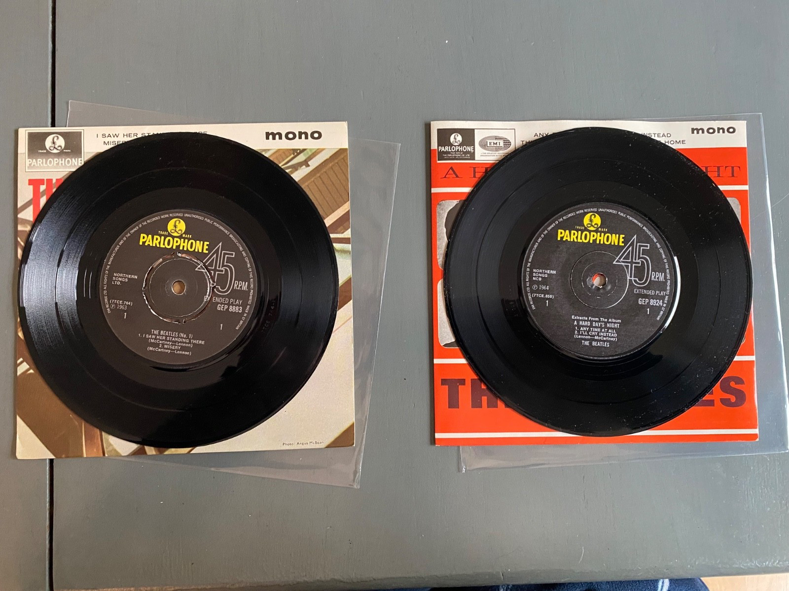 VTG RARE The Beatles EP Collection Box Set COMPLETE 14 Original 45rpm NM Vinyls