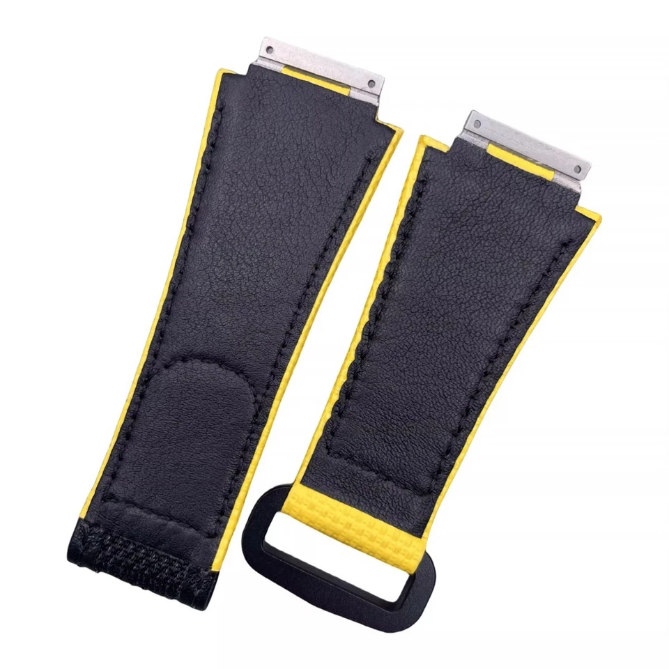 Correa de reloj de goma FKM personalizada para Richard Mille RM011 RM030 RM50 RM055 Foto 3 de 4