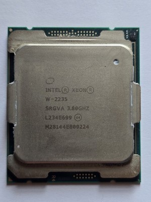 SRGVA Intel Xeon W-2235 6-Core 3.80GHz 8.25M 8.GT/s 130W CPU Processor