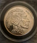 1 oz .999 Fine Silver Buffalo Round Bullion Coin, Silver Composition, Round