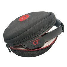 BEATS Solo2 Wired Headphones Black Red w Case On Ear GUC