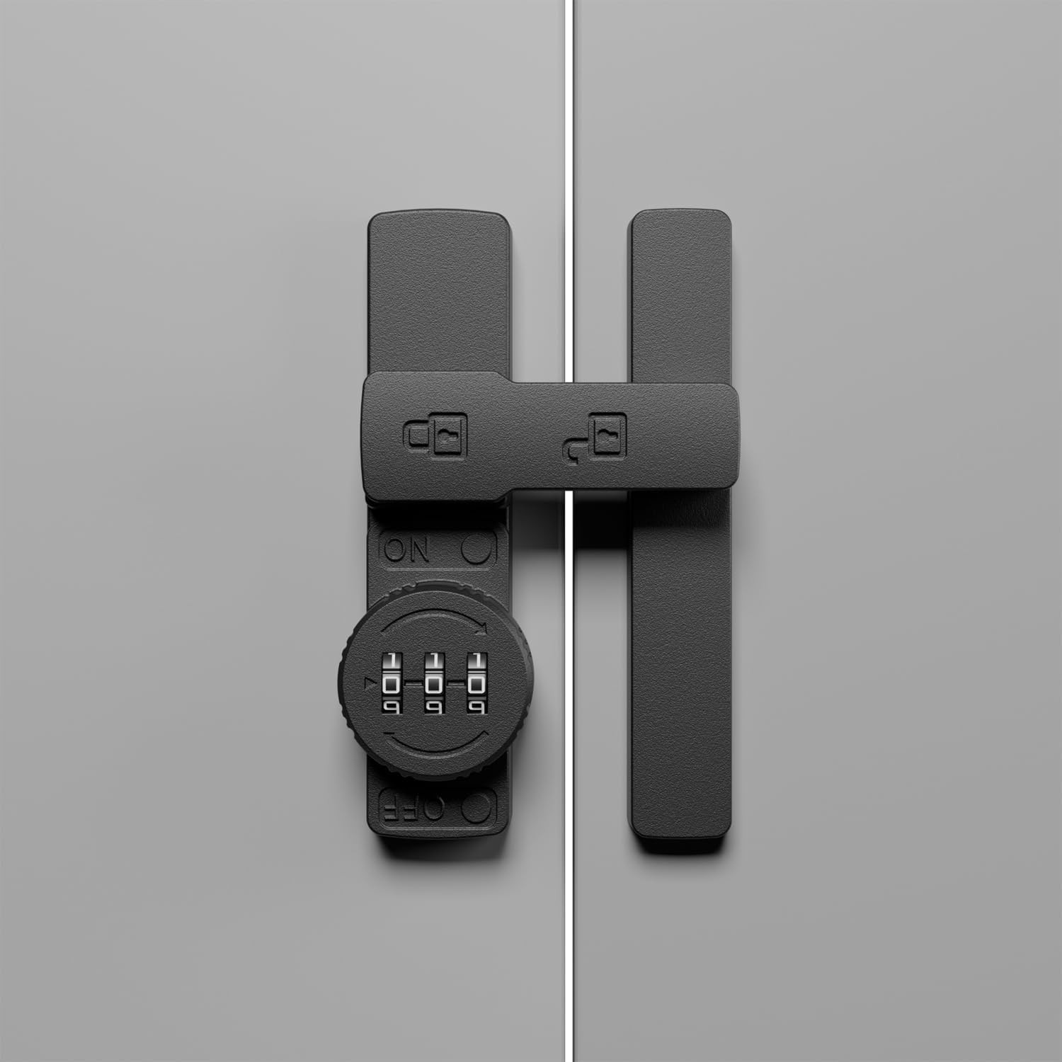 Flip Latch Lock with Combination 90/180 Degree Sliding/Swinging Door Lock Latch