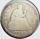 1844 O Scarce Seated Liberty Quarter Low Mintage Better date