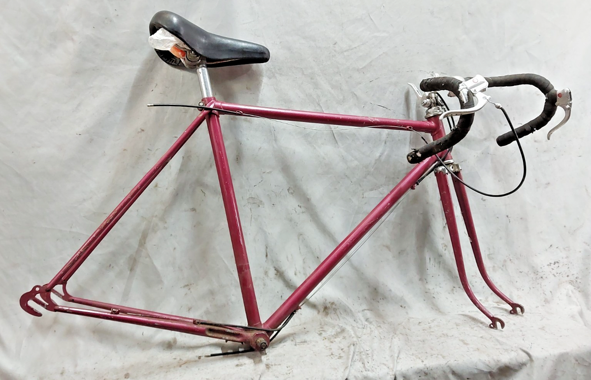 富士　レトロ自転車　ロードバイク レストアベース 1975 Fuji Special Road Race Vintage Road Bike FrameSet 54cm Small