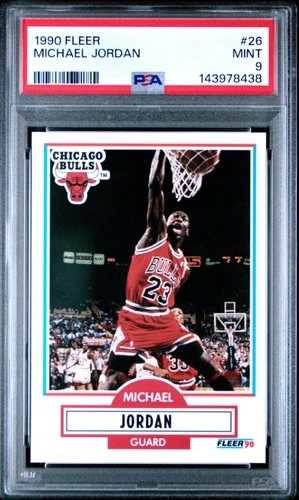 1990-91 Fleer - Michael Jordan #26 PSA 9 MINT NEW CASE HOT CARD!