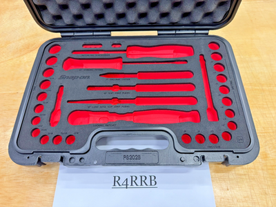 #ad Snap On Tools NEW 33pc 3 8quot; Drive General Service Set Case amp; Foam ONLY 233FSMBFR $249.95