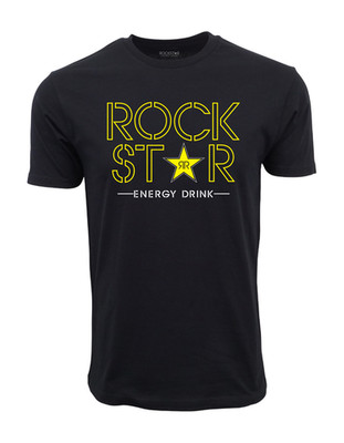ROCKSTAR ENERGY  T SHIRT BLACK