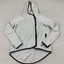 Nike Jacket Womens XS Asymmetrical Zip Hoodie Tech Fleece Modern 669613-063 