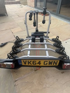Witter Towbars ZX304 4 Bike Towbar Mounted Cycle Carrier