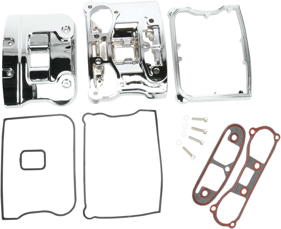 Drag Specialties EVO Big Twin Rocker Box para Harley Dyna Touring 1984-1991 Foto 2 de 3