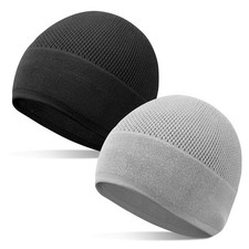 Bamboo Lightweight Skull Cap Beanie Hat for Men Women, Soft and Comfy Sleep C...