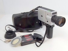 Filmkamera BRAUN Super 8 Nizzo 156 macro silber Anleitung Linsen Original Tasche