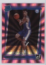2021-22 Panini Donruss Rated Rookie Holo Pink Laser Jaden Springer #247 1c5x