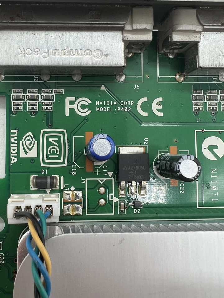 Nvidia P402 0WX094 256MB PCI-e S-Video DUAL DVI Video Graphics Card Free S/H - Image 4 of 4