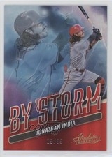 2022 Panini Absolute By Storm Spectrum Red 9/99 Jonathan India #BYS-8 0c6