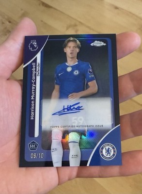 2025/26 Topps Chrome EPL Harison Murray-Campbell Black /10 Rookie Auto Chelsea