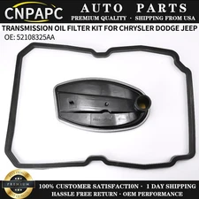 Automatic Transmission Filter + Oil Pan Gasket for Chrysler Dodge Jeep 2003-2019