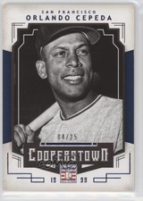 2015 Panini Cooperstown Blue 4/25 Orlando Cepeda #70 HOF 2vk