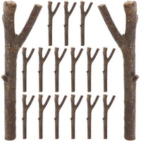 20 StüCk Holz Zweige Sticks Foto Requisiten Basteln Holz Sticks Diy Basteln