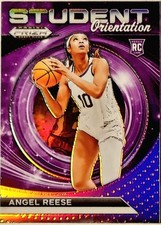 2024 Panini Prizm Draft Picks Student Orientation Silver Prizm Angel Reese RC...