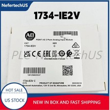 New Allen-Bradley 1734-IE2V 2 Point Analog PLC Input Module 1734IE2V US Free Tax