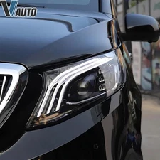 1PAIR LED Headlights For 2016-2023 Mercedez Benz Metris DRL w/Startup Sequential