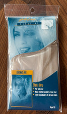 Vintage Hair Rain Bonnet Betty Dain Visor Light Brown Tan Grandma Core Babushka
