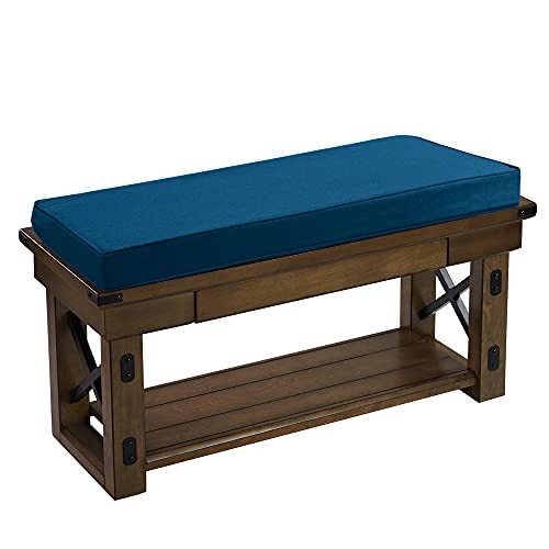 SWEET HOME COLLECTION PATIO LOVESEAT LOUNGE WATERPROOF 42" X 18", 1 COUNT - TEAL