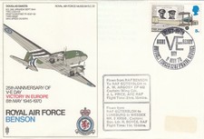 VE Day RAF Benson FLOWN GB RAFM SC32 Cover BFPS 1970 CLEARANCE (151468)