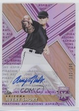2019 Panini Elite Extra Edition Aspirations Purple 32/100 Avery Short Auto 0w8