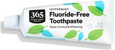 3 Ounce Fluoride-Free Travel Toothpaste - Plant-Derived Cruelty-Free