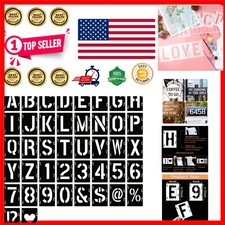 4 Inch Stencil Set with 42 Reusable Templates for Creative Projects