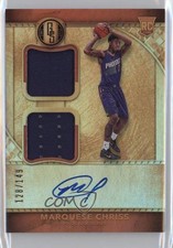 2016 Panini Gold Standard Rookie Jersey Double 128/149 Marquese Chriss Auto n5z