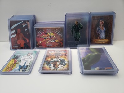 2022/2023 Fleer Ultra Wolverine Marvel 48 Card Lot Blade, Daredevil, Thick Cards