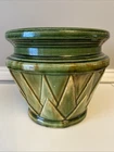 Vintage Nelson McCoy Sanitary & Stoneware Co. Sunburst "V" Jardiniere 1926