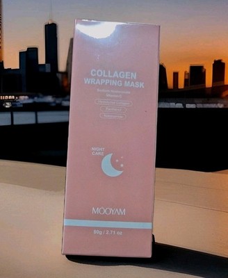 Collagen Korean Peel Off Night Mask Hydrating Overnight Cream Night Wrap 2.53foz
