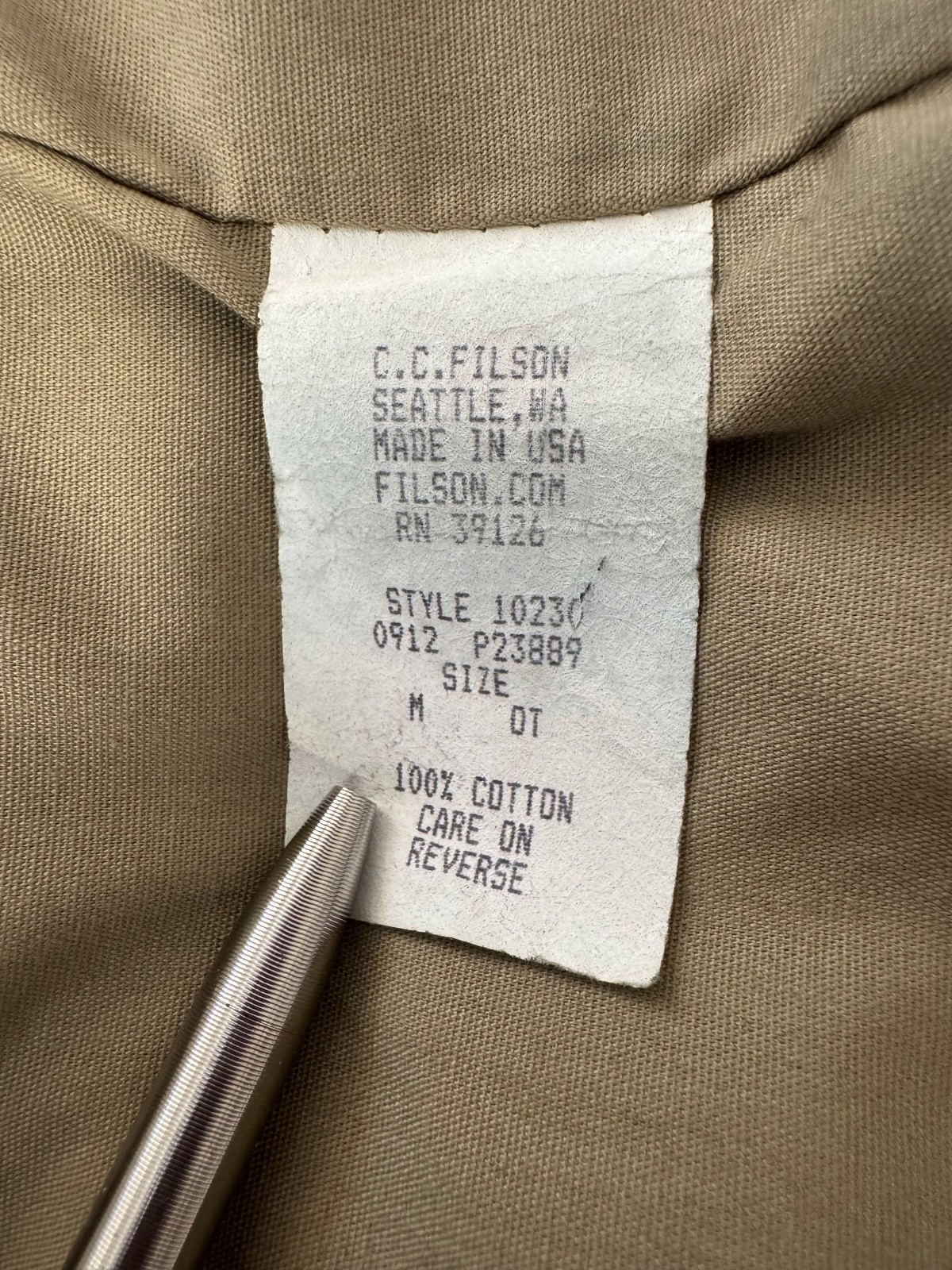 Filson Medium Extra Long Mile Marker Jacket - image 16