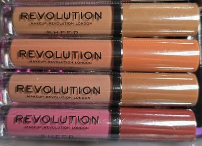 Makeup Revolution London Sheer Brilliant Lip Gloss   Choose Your Shade 