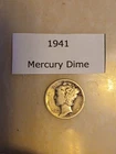 1941 P Mercury Dime - 90% Silver - VF - Circulated Coin