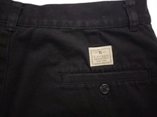 Lauren Ralph Lauren Casual Chino Black Pants Women's 10 Cotton
