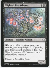 Blighted Blackthorn 90 Common Lorwyn Eclipsed Magic: The Gathering Near Mint