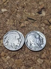 1935 and 1937 Buffalo Nickels 5 Cents