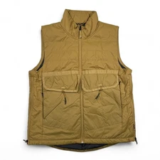 VIKTOS Zerodark Vest Zip Jacket Insulated Mens XL Khaki Pockets Hiking Travel