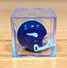 OPI NFL MINNESOTA VIKINGS VTG NFL Mini Gumball Football Helmet & Display Box!