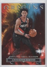 2022-23 Panini Origins Red Anfernee Simons #100 0b3