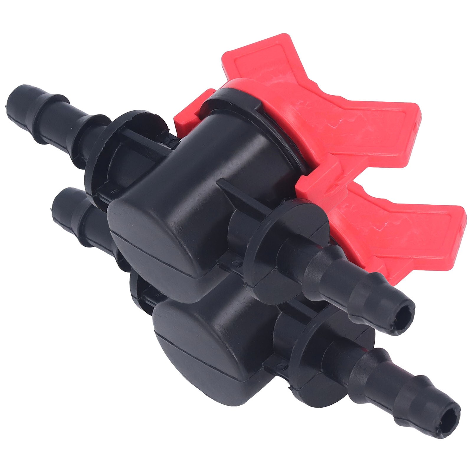 2PCS Regulator ABS Plastic Liquid Control Stop Valve Water Pump Straight Th