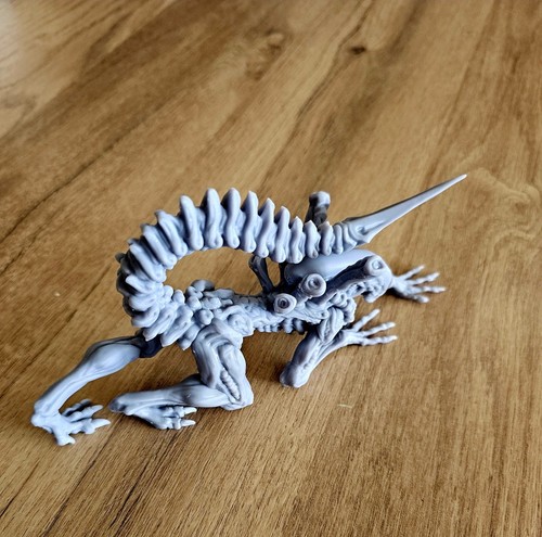 3D printed Alien Model - High Detail Resin Miniature - Picture 3 of 5
