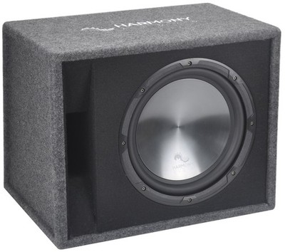 Harmony Audio HA-RS12 Car Rhythm Loaded Single 12'' Vented 600W Sub Box Enclosure