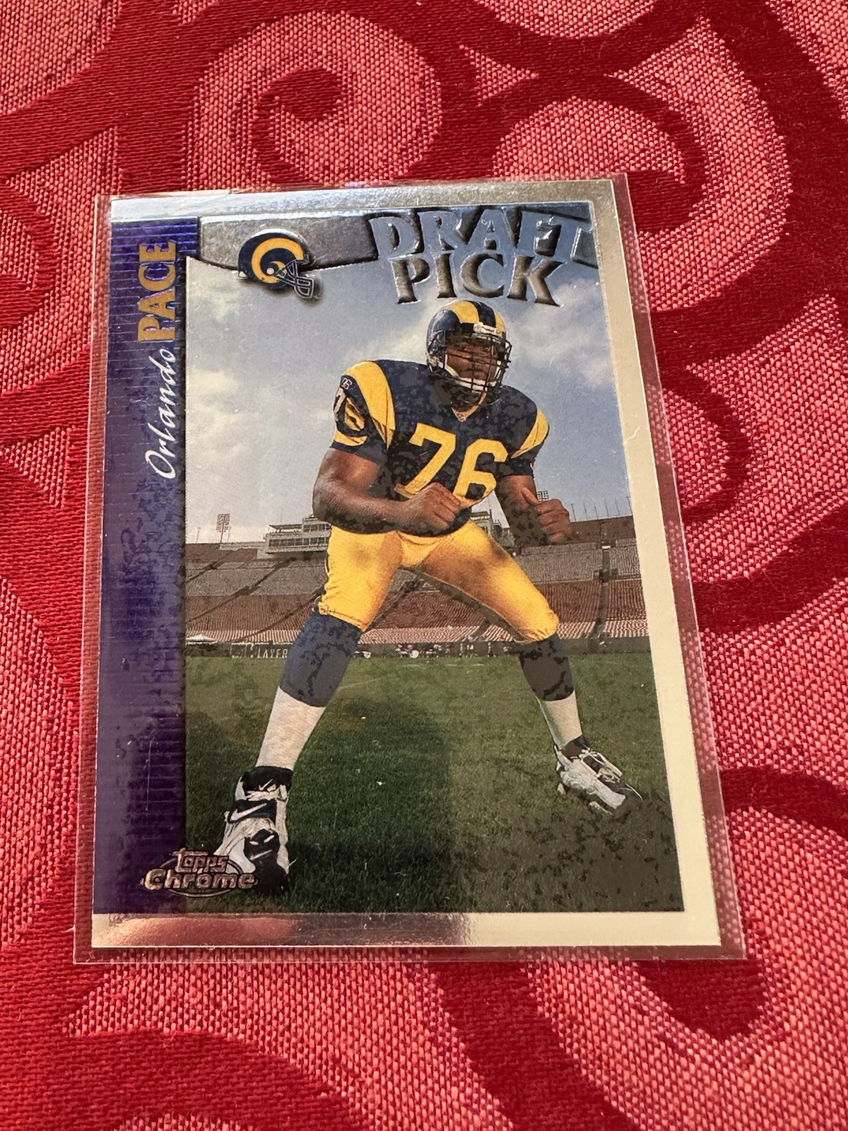 1997 Topps Chrome #153 Orlando Pace Rookie Card RC