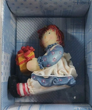 Kurt S. Adler Glass Raggedy Ann Ornament Satna's World New in Box